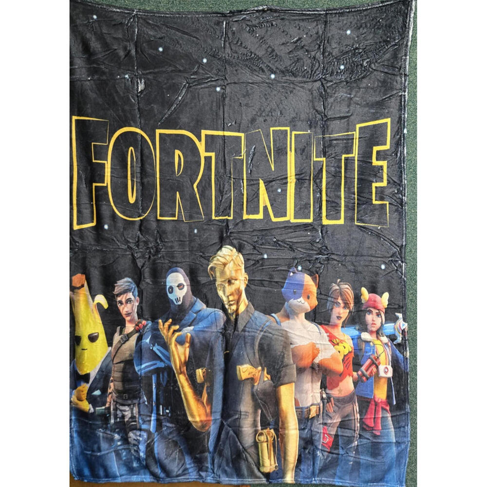 Fortnite Character Wall Hanging Throw Blanket 40x50 Fleece